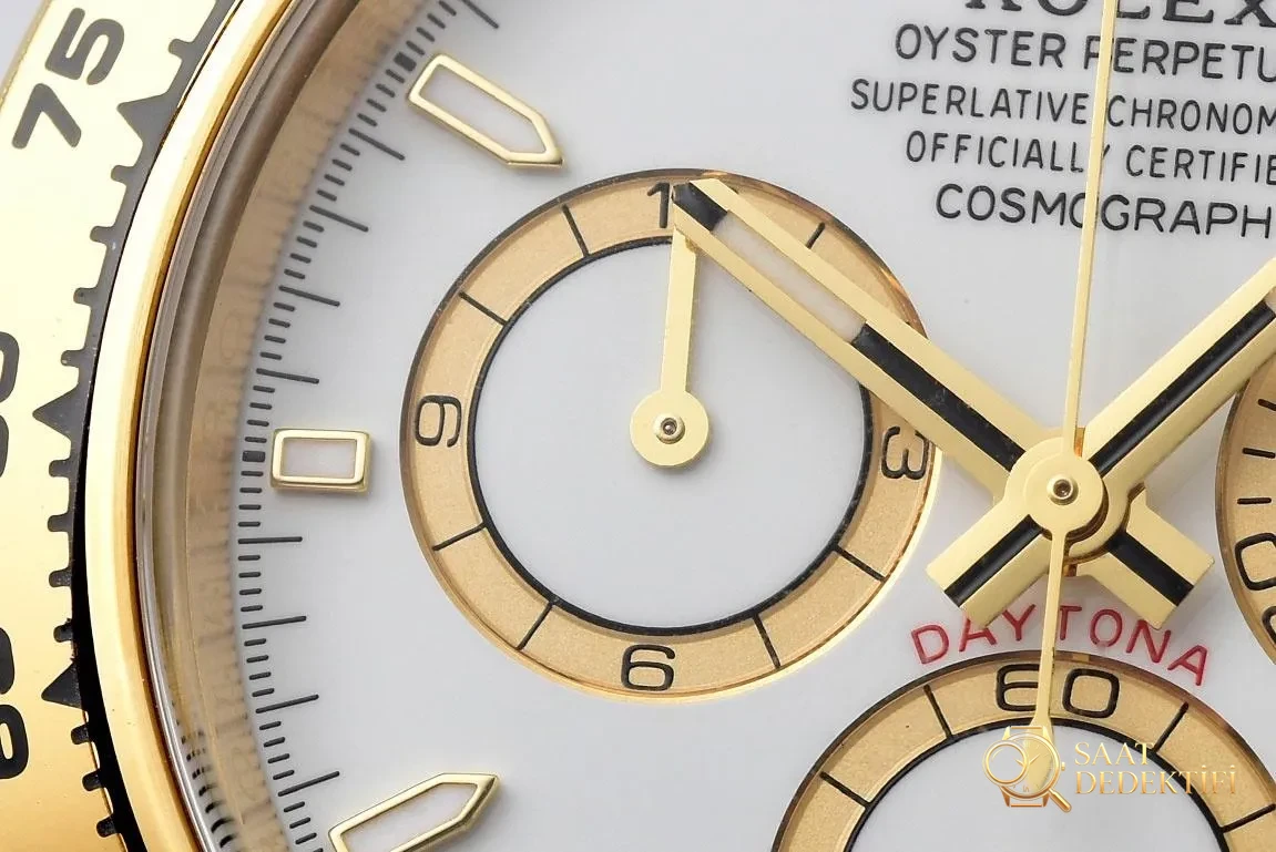 [Clean Factory 2025 Yılın Çalışması | Rolex Daytona 4131 mekanizma «Victoria Beckham modeli» gerçek-replika karşılaştırması nihai analizi] - Kurma Kolu Koruyucusu ve Tepe Logosu