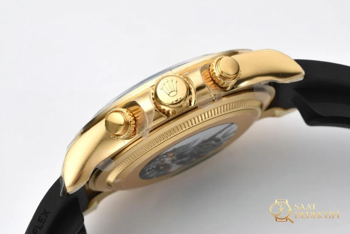 [Clean Factory 2025 Yılın Çalışması | Rolex Daytona 4131 mekanizma «Victoria Beckham modeli» gerçek-replika karşılaştırması nihai analizi] - Kurma Kolu Dişli Hissiyatı ve Kurulum