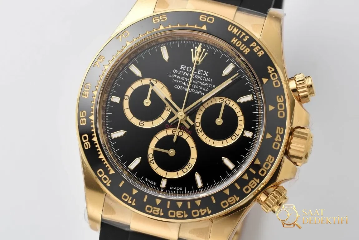 [Clean Factory 2025 Yılın Çalışması | Rolex Daytona 4131 mekanizma «Victoria Beckham modeli» gerçek-replika karşılaştırması nihai analizi] - Kadran Detayı ve Bezel İşçiliği