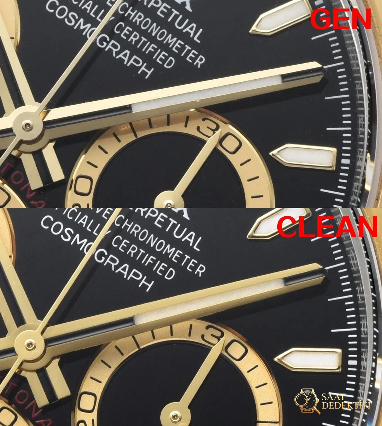 [Clean Factory 2025 Yılın Çalışması | Rolex Daytona 4131 mekanizma «Victoria Beckham modeli» gerçek-replika karşılaştırması nihai analizi] - Kordon Bakla Esnekliği ve Pim Yuvaları