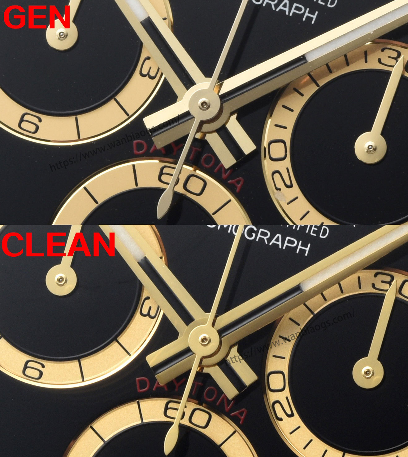 [Clean Factory 2025 Yılın Çalışması | Rolex Daytona 4131 mekanizma «Victoria Beckham modeli» gerçek-replika karşılaştırması nihai analizi] — 335. fotoğraf