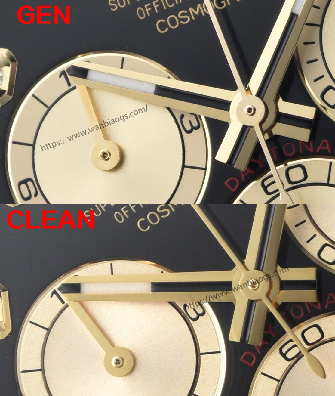 [Clean Factory 2025 Yılın Çalışması | Rolex Daytona 4131 mekanizma «Victoria Beckham modeli» gerçek-replika karşılaştırması nihai analizi] — 337. fotoğraf