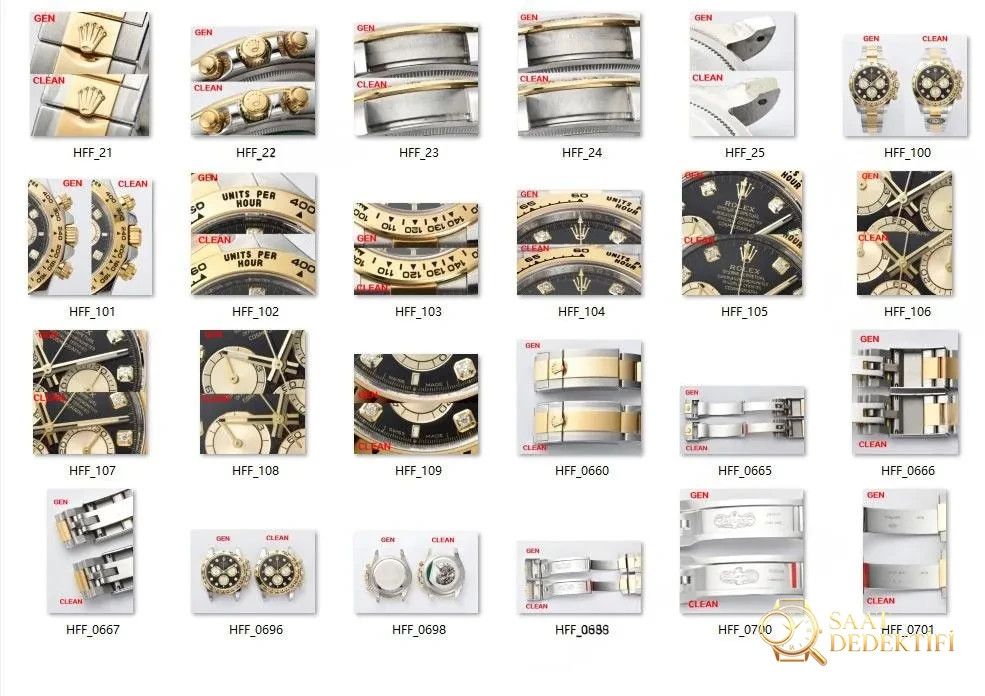 [Clean Factory 2025 Yılın Çalışması | Rolex Daytona 4131 mekanizma «Victoria Beckham modeli» gerçek-replika karşılaştırması nihai analizi] - Kadran Alt Kadranları ve İğne Senkronizasyonu