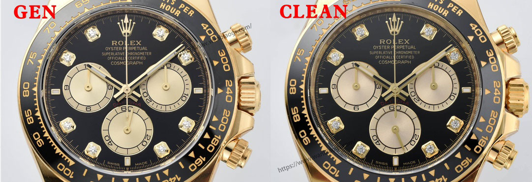 [Clean Factory 2025 Yılın Çalışması | Rolex Daytona 4131 mekanizma «Victoria Beckham modeli» gerçek-replika karşılaştırması nihai analizi] — 343. fotoğraf