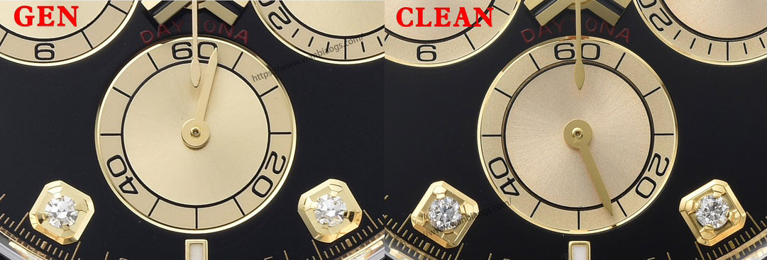[Clean Factory 2025 Yılın Çalışması | Rolex Daytona 4131 mekanizma «Victoria Beckham modeli» gerçek-replika karşılaştırması nihai analizi] — 346. fotoğraf