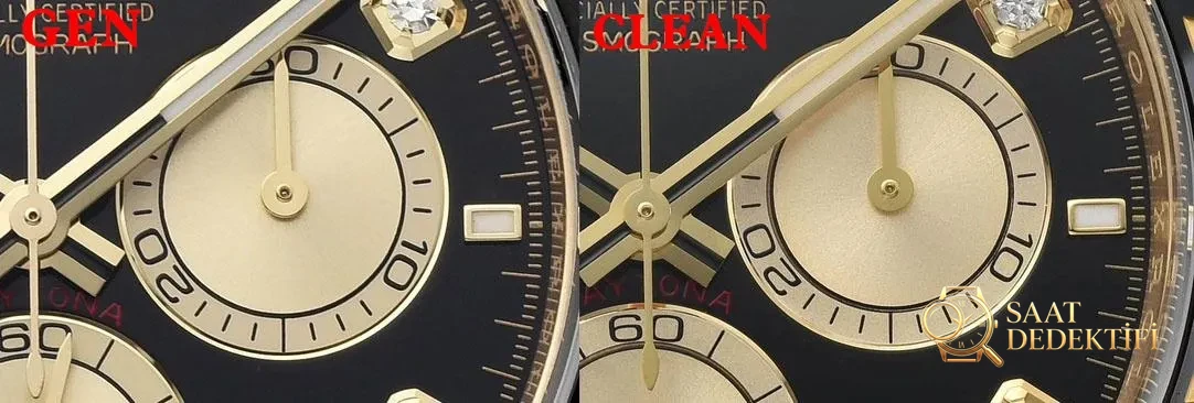 [Clean Factory 2025 Yılın Çalışması | Rolex Daytona 4131 mekanizma «Victoria Beckham modeli» gerçek-replika karşılaştırması nihai analizi] - Kurma Kolu Dişli Hissiyatı ve Kurulum
