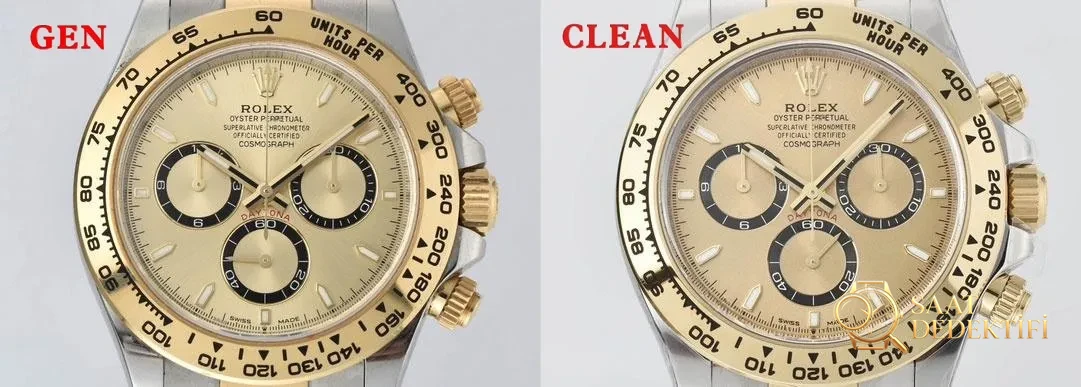 [Clean Factory 2025 Yılın Çalışması | Rolex Daytona 4131 mekanizma «Victoria Beckham modeli» gerçek-replika karşılaştırması nihai analizi] - Arka Kapak ve Mekanizma Detayı