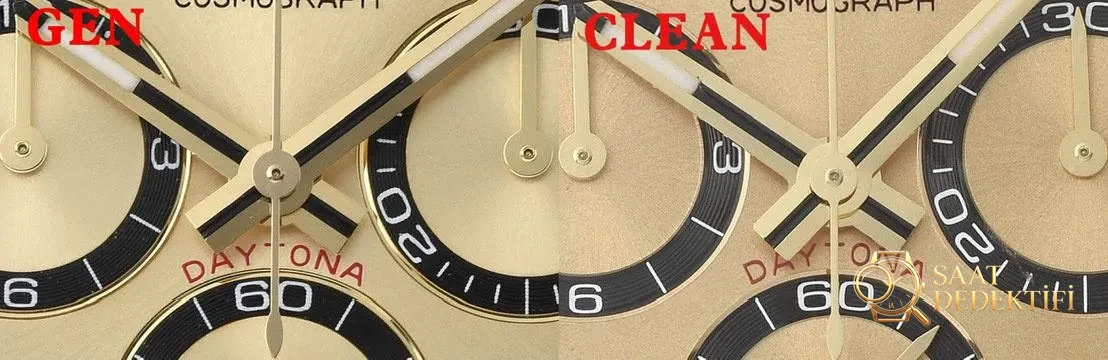 [Clean Factory 2025 Yılın Çalışması | Rolex Daytona 4131 mekanizma «Victoria Beckham modeli» gerçek-replika karşılaştırması nihai analizi] - Kasa Çeliği ve Polisaj Kalitesi