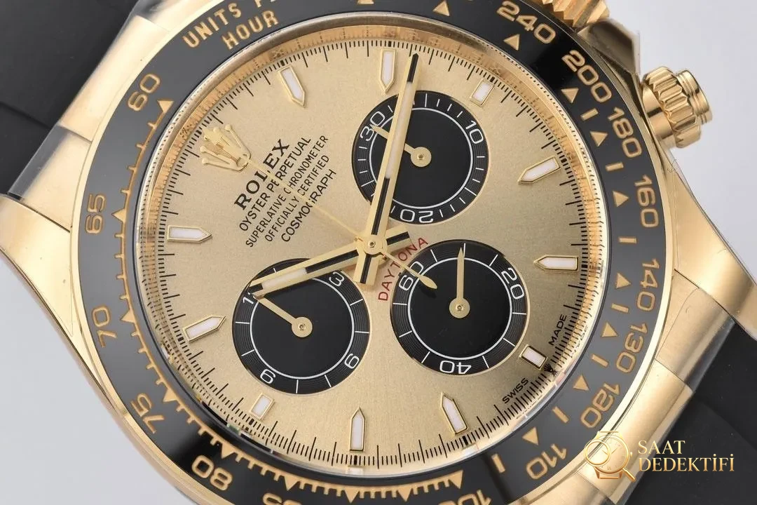 [Clean Factory 2025 Yılın Çalışması | Rolex Daytona 4131 mekanizma «Victoria Beckham modeli» gerçek-replika karşılaştırması nihai analizi] - Kurma Kolu Yivleri ve Tutuş Dokusu