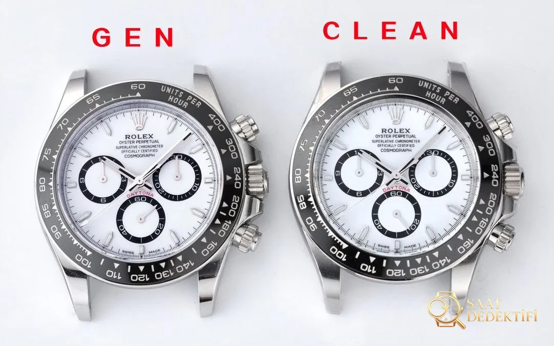 [Clean Factory 2025 Yılın Çalışması | Rolex Daytona 4131 mekanizma «Victoria Beckham modeli» gerçek-replika karşılaştırması nihai analizi] - Arka Safir Cam Altında Kalibre Detayı