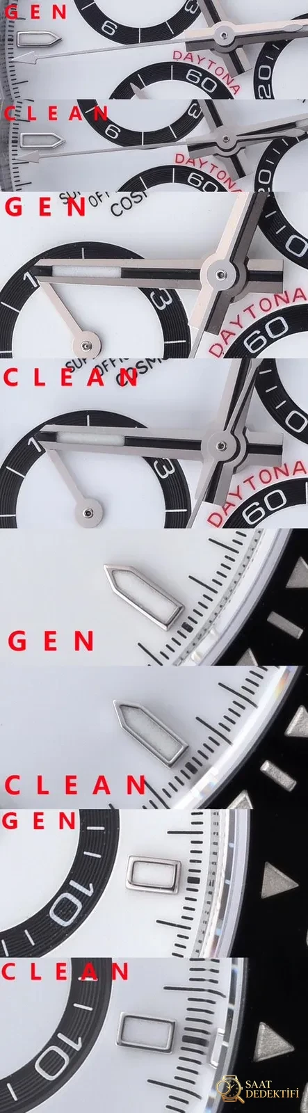[Clean Factory 2025 Yılın Çalışması | Rolex Daytona 4131 mekanizma «Victoria Beckham modeli» gerçek-replika karşılaştırması nihai analizi] - Genel Açı ve Koleksiyon Duruşu