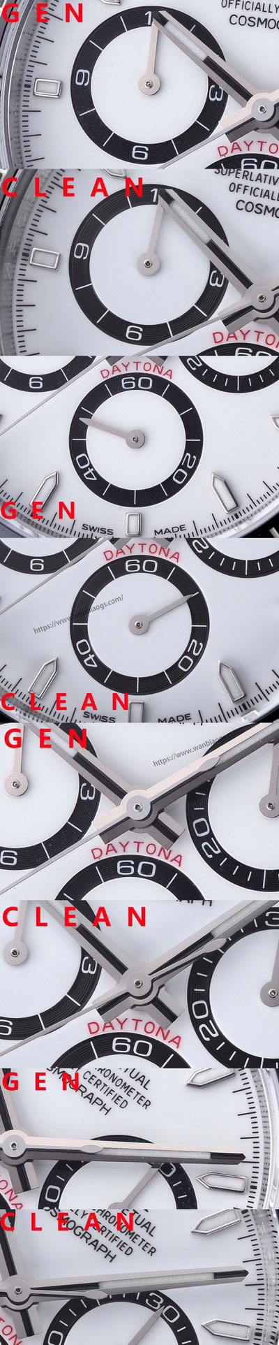 [Clean Factory 2025 Yılın Çalışması | Rolex Daytona 4131 mekanizma «Victoria Beckham modeli» gerçek-replika karşılaştırması nihai analizi] — 41. fotoğraf