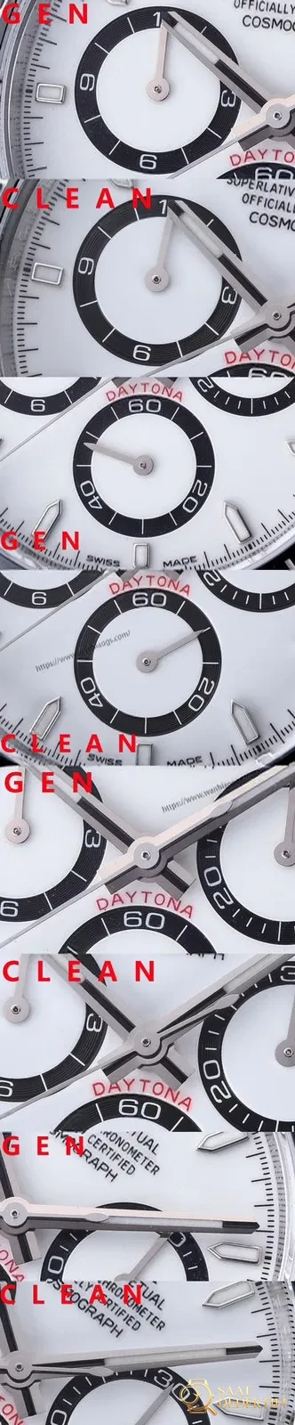 [Clean Factory 2025 Yılın Çalışması | Rolex Daytona 4131 mekanizma «Victoria Beckham modeli» gerçek-replika karşılaştırması nihai analizi] - Kasa Arka Yivleri ve Sızdırmazlık Contası