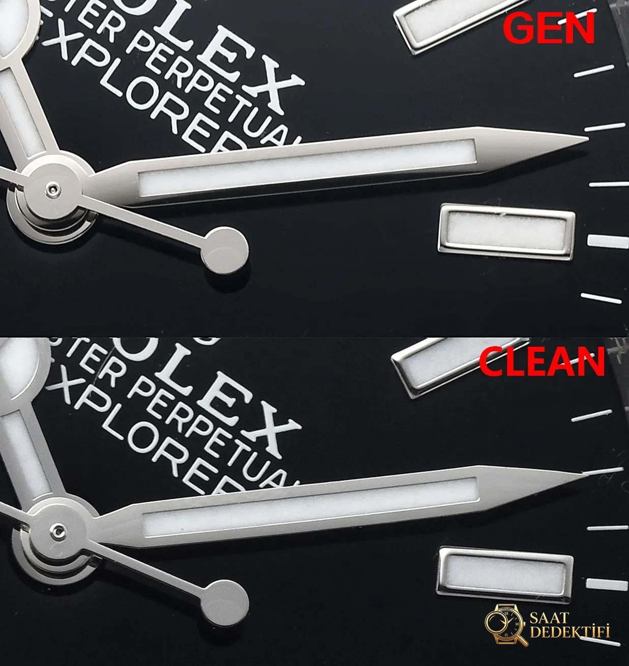 [Clean Factory 2025 Yılın Çalışması | Rolex Daytona 4131 mekanizma «Victoria Beckham modeli» gerçek-replika karşılaştırması nihai analizi] - Takimetre Skalası ve Baskı Keskinliği