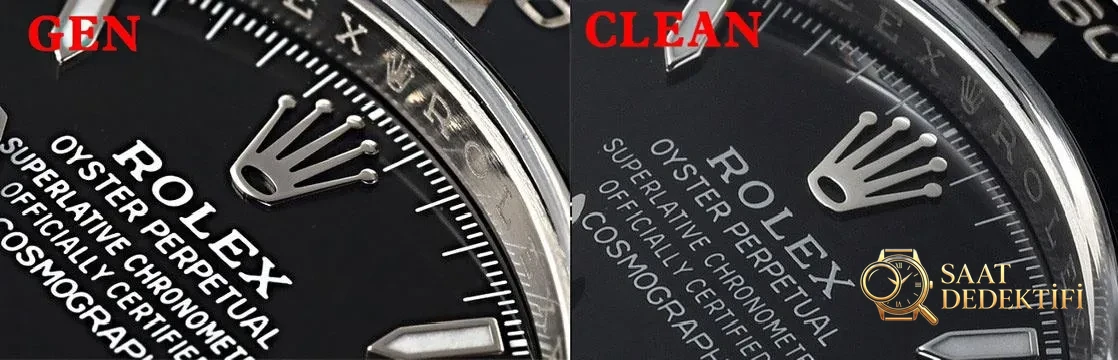 [Clean Factory 2025 Yılın Çalışması | Rolex Daytona 4131 mekanizma «Victoria Beckham modeli» gerçek-replika karşılaştırması nihai analizi] - Arka Safir Cam Altında Kalibre Detayı