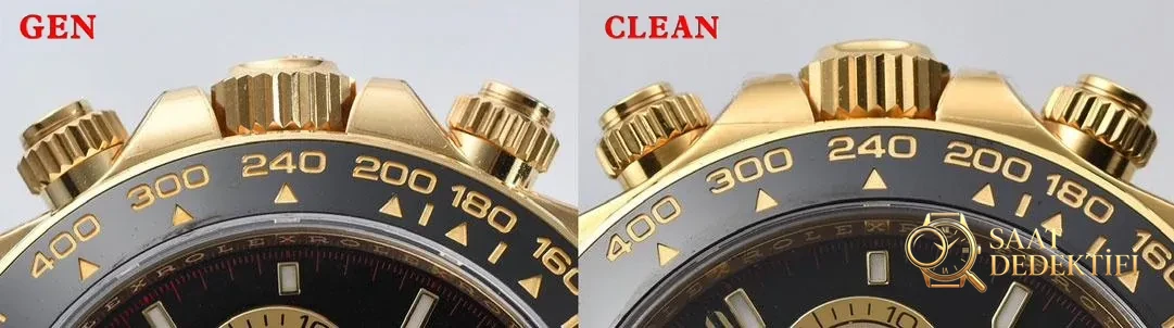 [Clean Factory 2025 Yılın Çalışması | Rolex Daytona 4131 mekanizma «Victoria Beckham modeli» gerçek-replika karşılaştırması nihai analizi] - Kadran Işık Kırılmaları ve Yüzey Dokusu