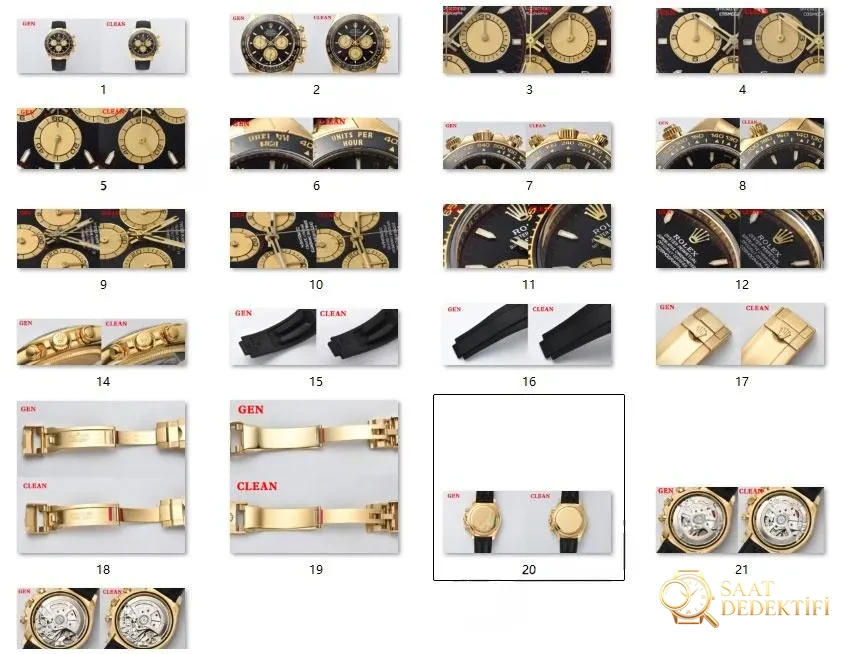 [Clean Factory 2025 Yılın Çalışması | Rolex Daytona 4131 mekanizma «Victoria Beckham modeli» gerçek-replika karşılaştırması nihai analizi] - Gövde ve Kasa Birleşim Hassasiyeti