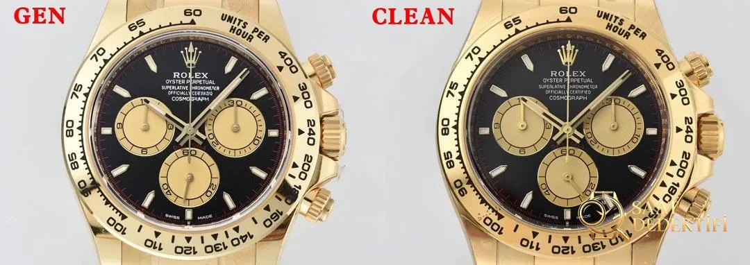 [Clean Factory 2025 Yılın Çalışması | Rolex Daytona 4131 mekanizma «Victoria Beckham modeli» gerçek-replika karşılaştırması nihai analizi] - Ön Görünüm ve Kasa Tasarımı