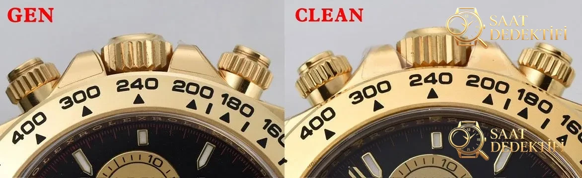 [Clean Factory 2025 Yılın Çalışması | Rolex Daytona 4131 mekanizma «Victoria Beckham modeli» gerçek-replika karşılaştırması nihai analizi] - Arka Kapak ve Mekanizma Detayı