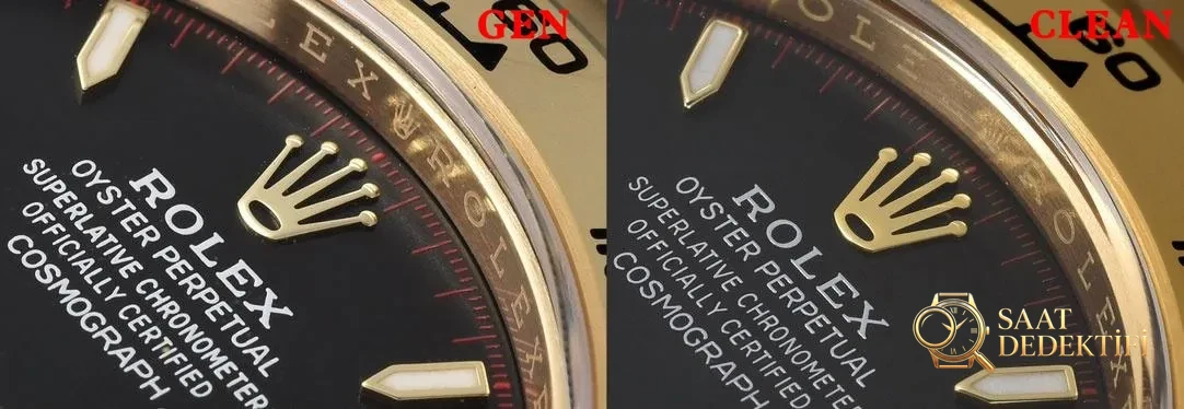 [Clean Factory 2025 Yılın Çalışması | Rolex Daytona 4131 mekanizma «Victoria Beckham modeli» gerçek-replika karşılaştırması nihai analizi] - Makro Kadran ve İndeks İşçiliği