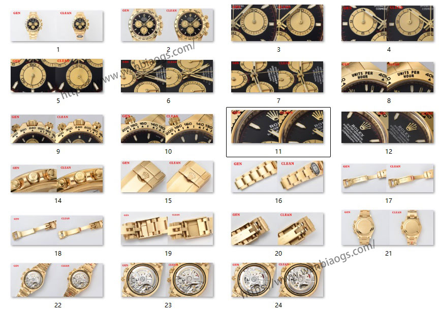 [Clean Factory 2025 Yılın Çalışması | Rolex Daytona 4131 mekanizma «Victoria Beckham modeli» gerçek-replika karşılaştırması nihai analizi] — 458. fotoğraf