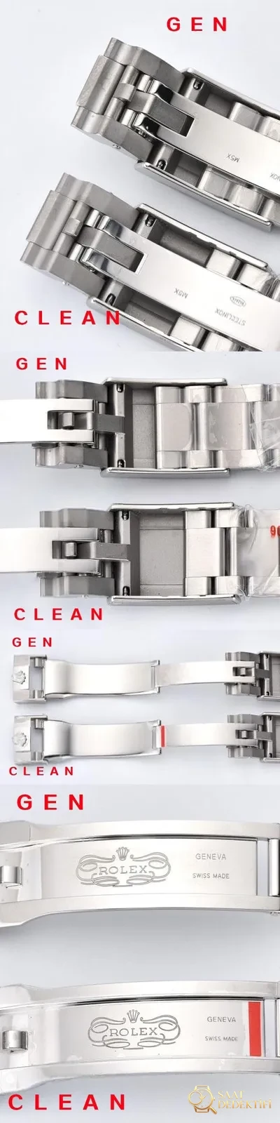 [Clean Factory 2025 Yılın Çalışması | Rolex Daytona 4131 mekanizma «Victoria Beckham modeli» gerçek-replika karşılaştırması nihai analizi] - Gövde ve Kasa Birleşim Hassasiyeti