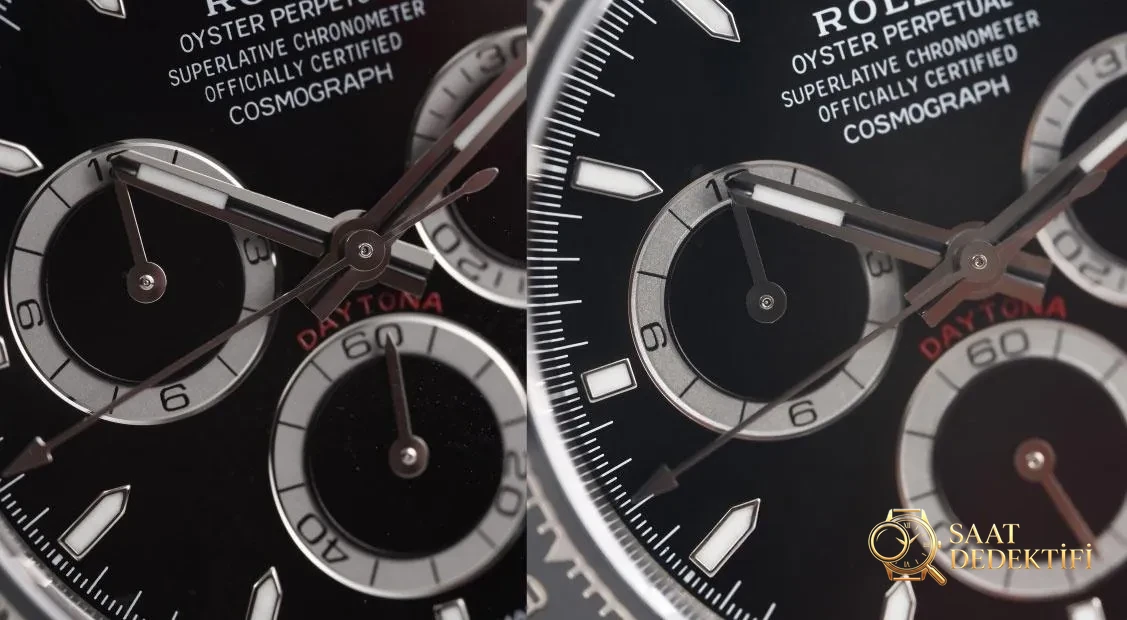 [Clean Factory 2025 Yılın Çalışması | Rolex Daytona 4131 mekanizma «Victoria Beckham modeli» gerçek-replika karşılaştırması nihai analizi] - Makro Kadran ve İndeks İşçiliği