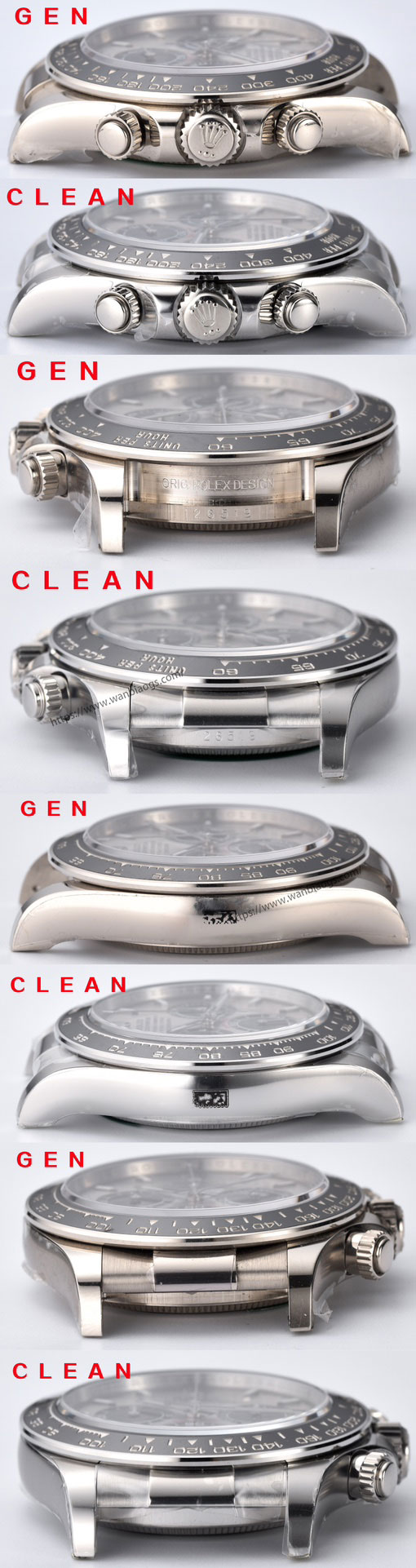 [Clean Factory 2025 Yılın Çalışması | Rolex Daytona 4131 mekanizma «Victoria Beckham modeli» gerçek-replika karşılaştırması nihai analizi] — 71. fotoğraf