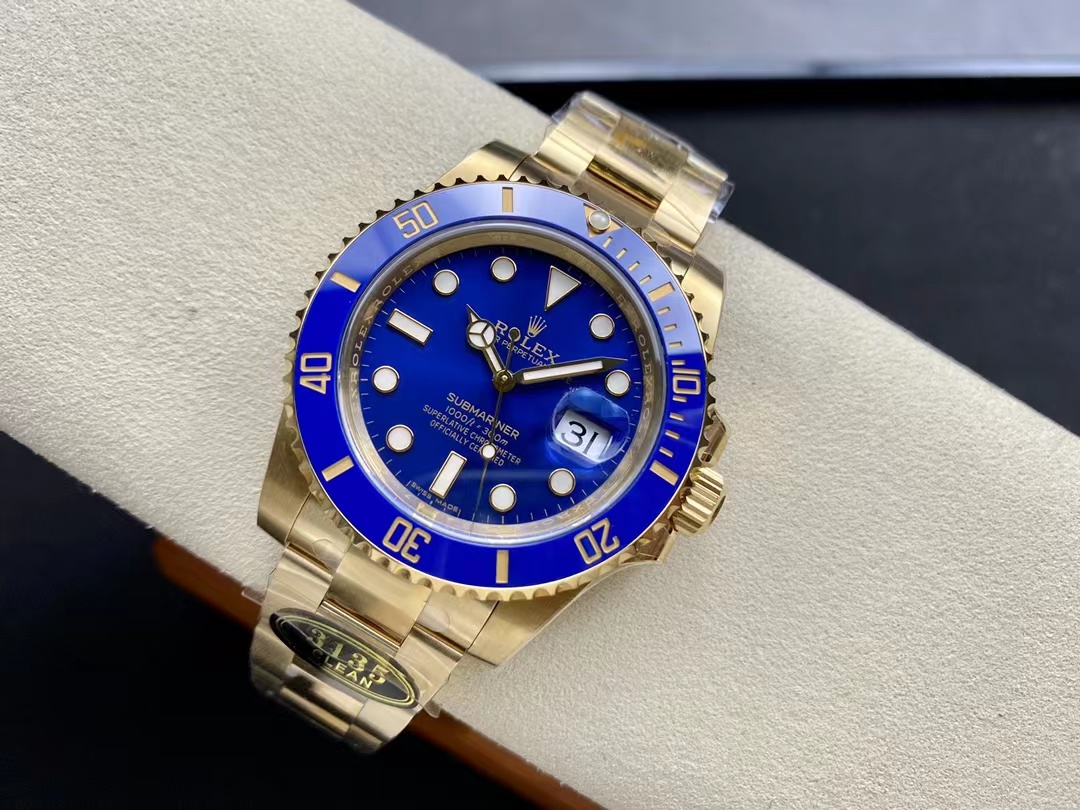 Rolex Submariner 40mm Mavi Replika