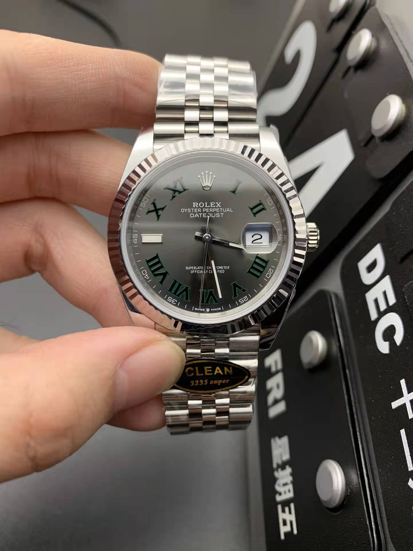 Clean Factory Replika Rolex Datejust II Gri Rome
