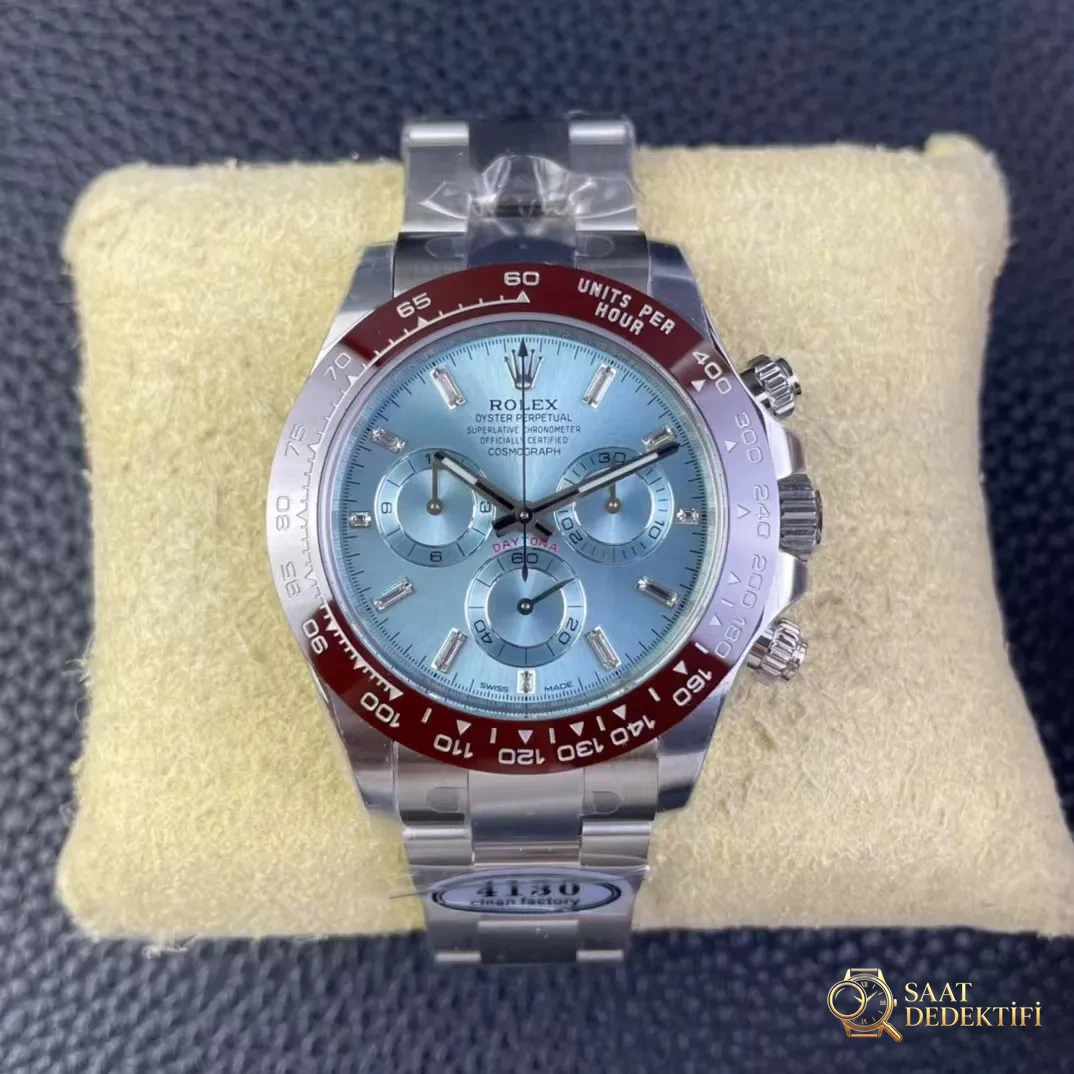 Replika Rolex Daytona Buz Mavisi Pırlantalı