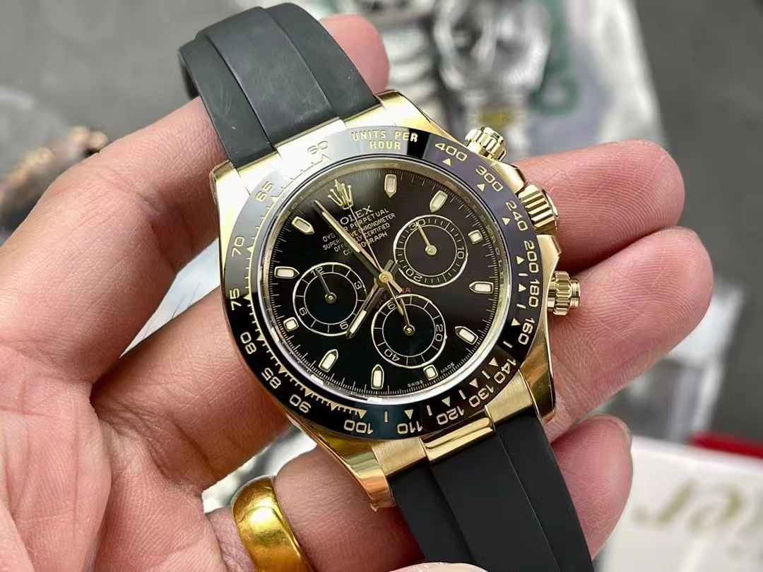 Replika Rolex Daytona Altın Siyah