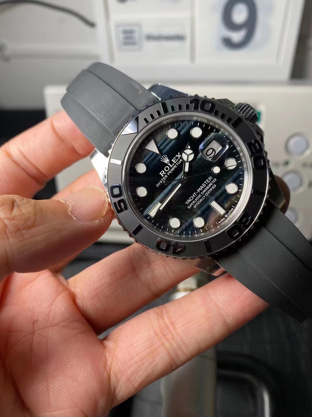 Replika Rolex YachtMaster Falcon Eye 42mm