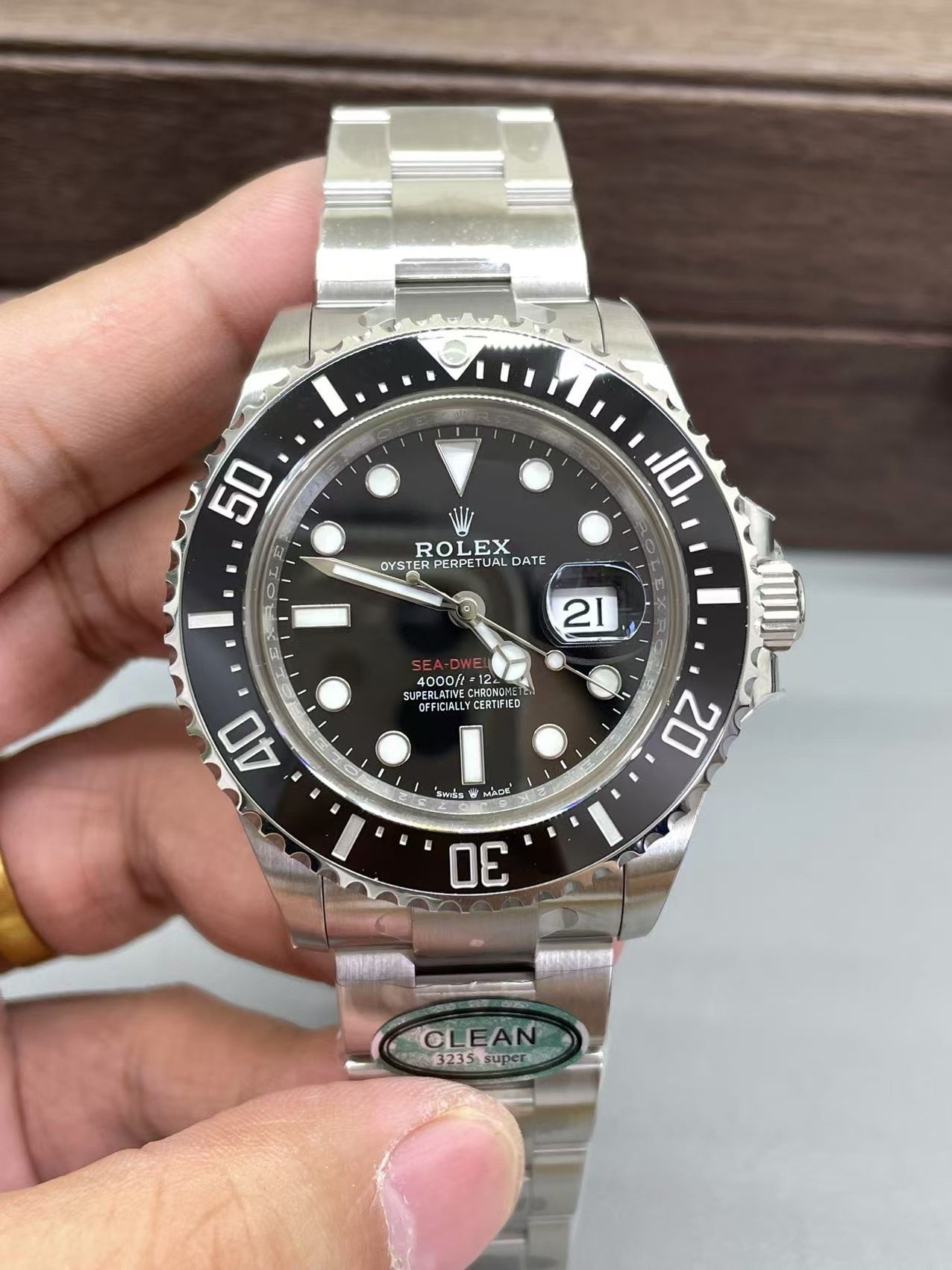 Clean Rolex Single Kırmızı Replika