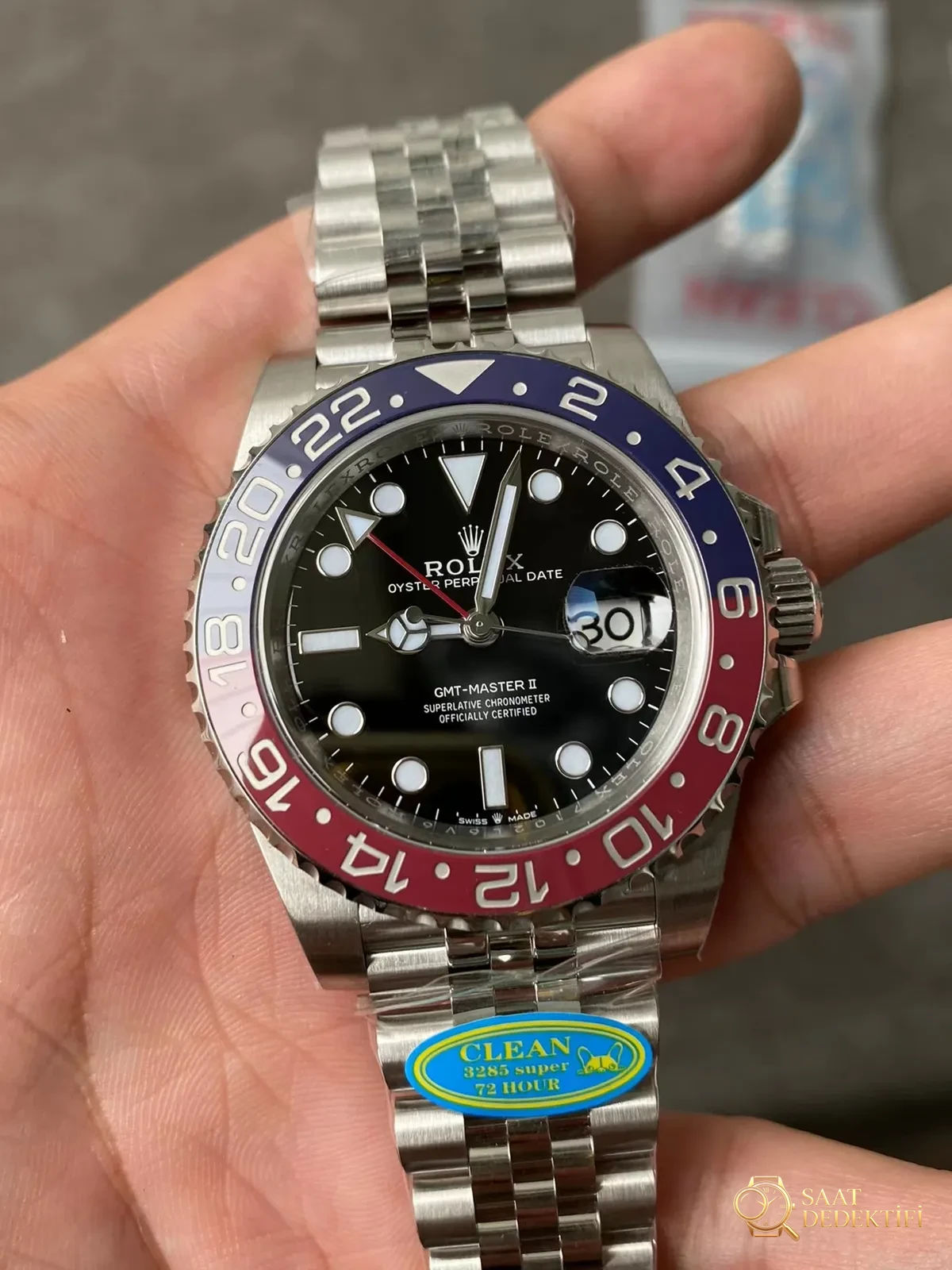 Clean Pepsi GMT V2 - Kadran Detayı ve Bezel İşçiliği