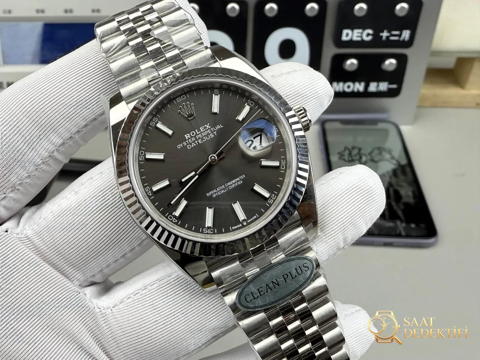 Clean PLUS Factory Rolex Datejust ile VS Factory arasında nasıl seçim yapılır? - Kasa Profili ve Kurma Kolu İncelemesi