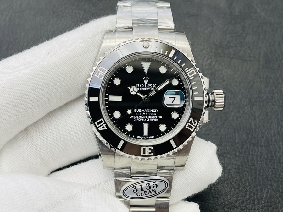 Clean Rolex 2022 piyasadaki en üst versiyon Siyah Submariner 40 MM serisi kol saati — 2. fotoğraf