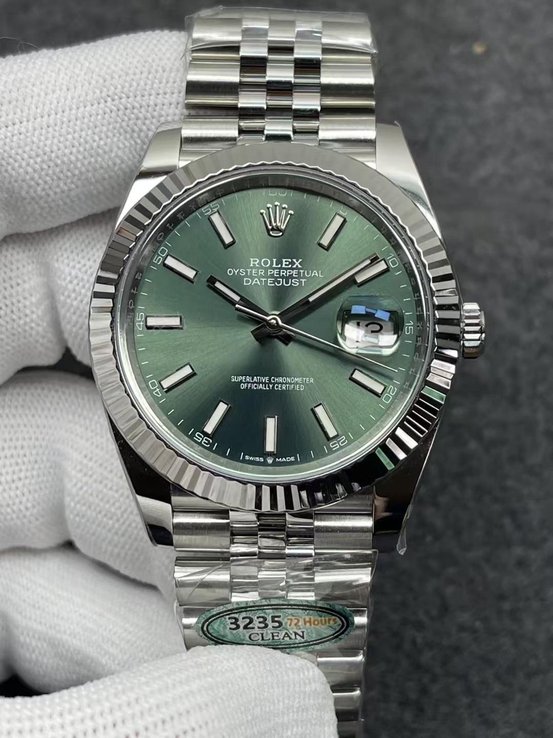 Clean Rolex 41 nane yeşili Datejust işçiliği nasıl? İtibarı iyi mi? — 1. fotoğraf