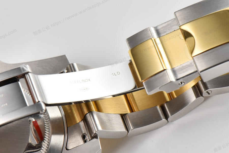 Clean Rolex çift renk altın yeşil su hayaleti kol saati incelemesi — 5. fotoğraf