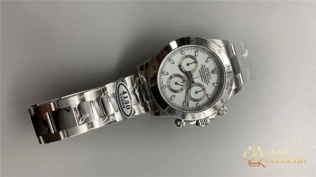 Clean Rolex Cosmograph Daytona 116520 (beyaz çelik): Yeni başlayanlar nasıl seçim yapmalı? - Arka Kapak ve Mekanizma Detayı