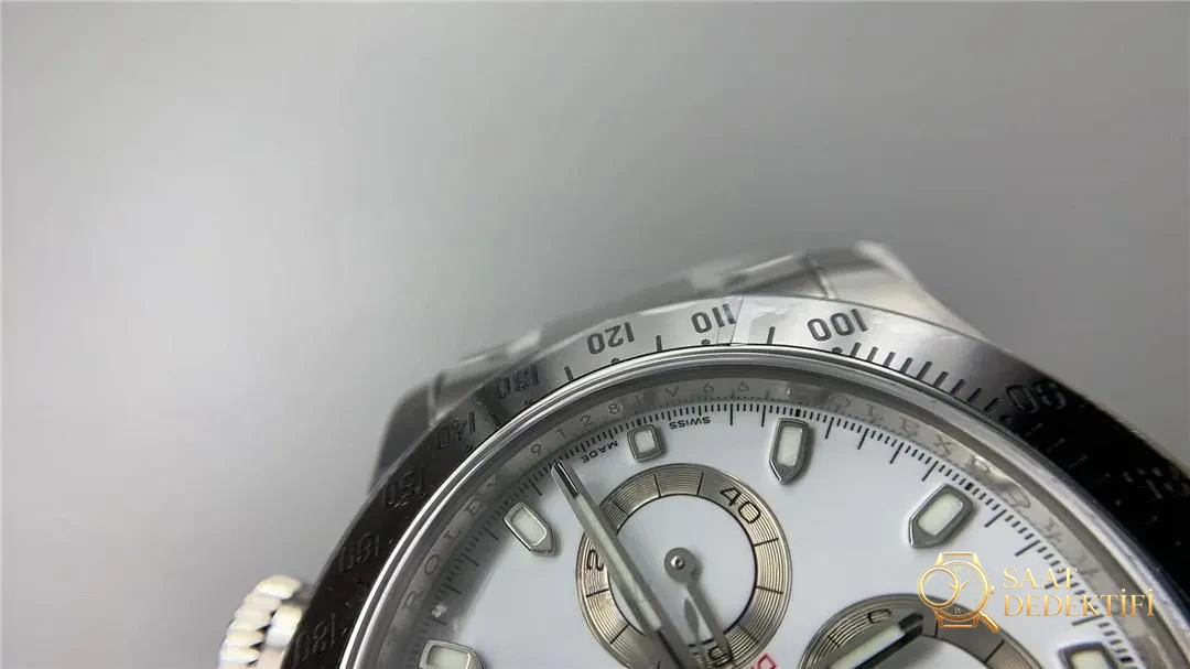 Clean Rolex Cosmograph Daytona 116520 (beyaz çelik): Yeni başlayanlar nasıl seçim yapmalı? - Bilezik, Toka ve Klips Mekanizması