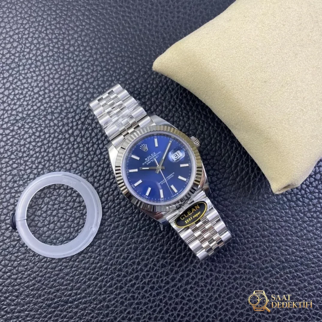 Clean Rolex Datejust 41 mavi kadranın işçiliği nasıl? - Bilekte Duruş ve Kasa Orantısı