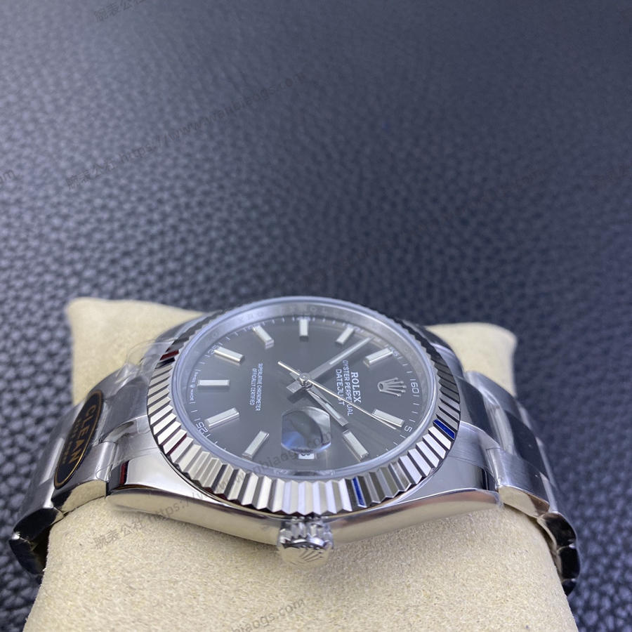 Clean Rolex Datejust Serisi m126334-0013 (Gri Kadran) Kol Saati — 7. fotoğraf