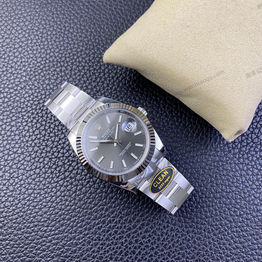 Clean Rolex Datejust Serisi m126334-0013 (Gri Kadran) Kol Saati — 9. fotoğraf
