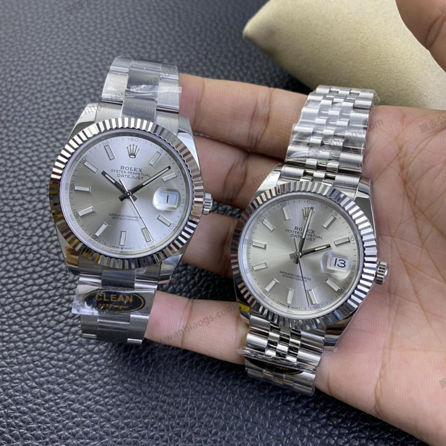 Clean Rolex Datejust Serisi m126334 (Beyaz Kadran) Kol Saati — 12. fotoğraf