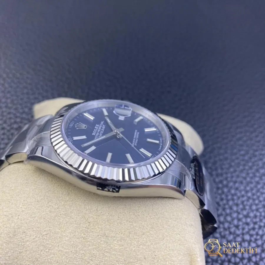 Clean Rolex Datejust serisi m126334 (mavi kadran) kol saati - Bilezik, Toka ve Klips Mekanizması