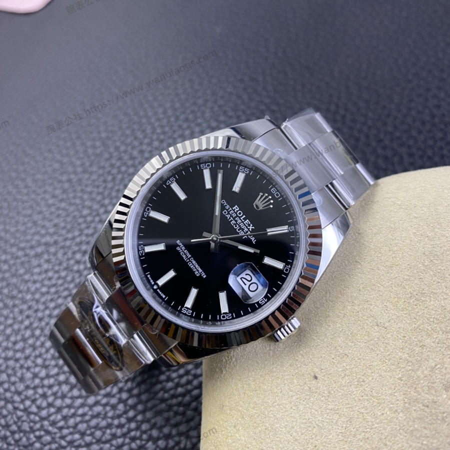 Clean Rolex Datejust Serisi m126334 (Siyah Kadran) Kol Saati — 7. fotoğraf