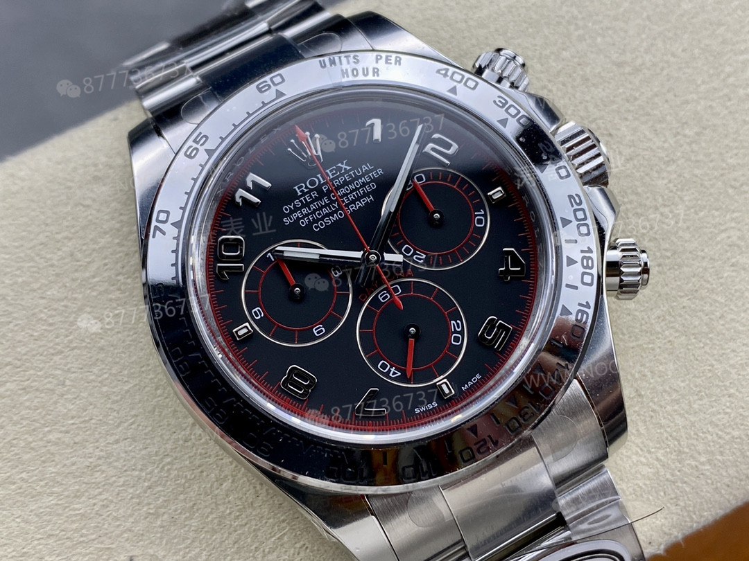 Clean Rolex Daytona 116509 beyaz altın kırmızı şeytan Dai bir bakışta belli olur mu? — 2. fotoğraf