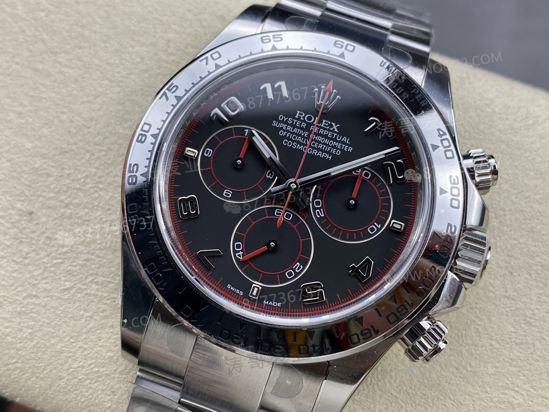 Clean Rolex Daytona 116509 beyaz altın kırmızı şeytan Dai bir bakışta belli olur mu? — 3. fotoğraf