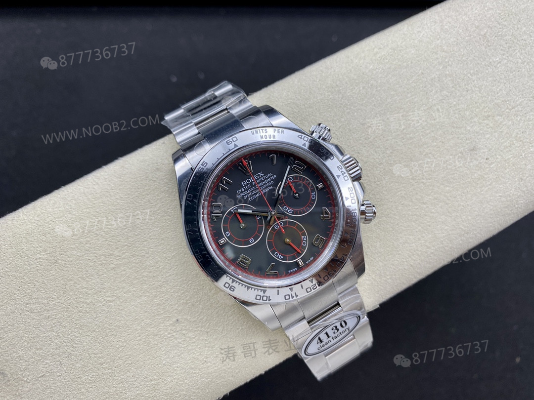 Clean Rolex Daytona 116509 beyaz altın kırmızı şeytan Dai bir bakışta belli olur mu? — 4. fotoğraf